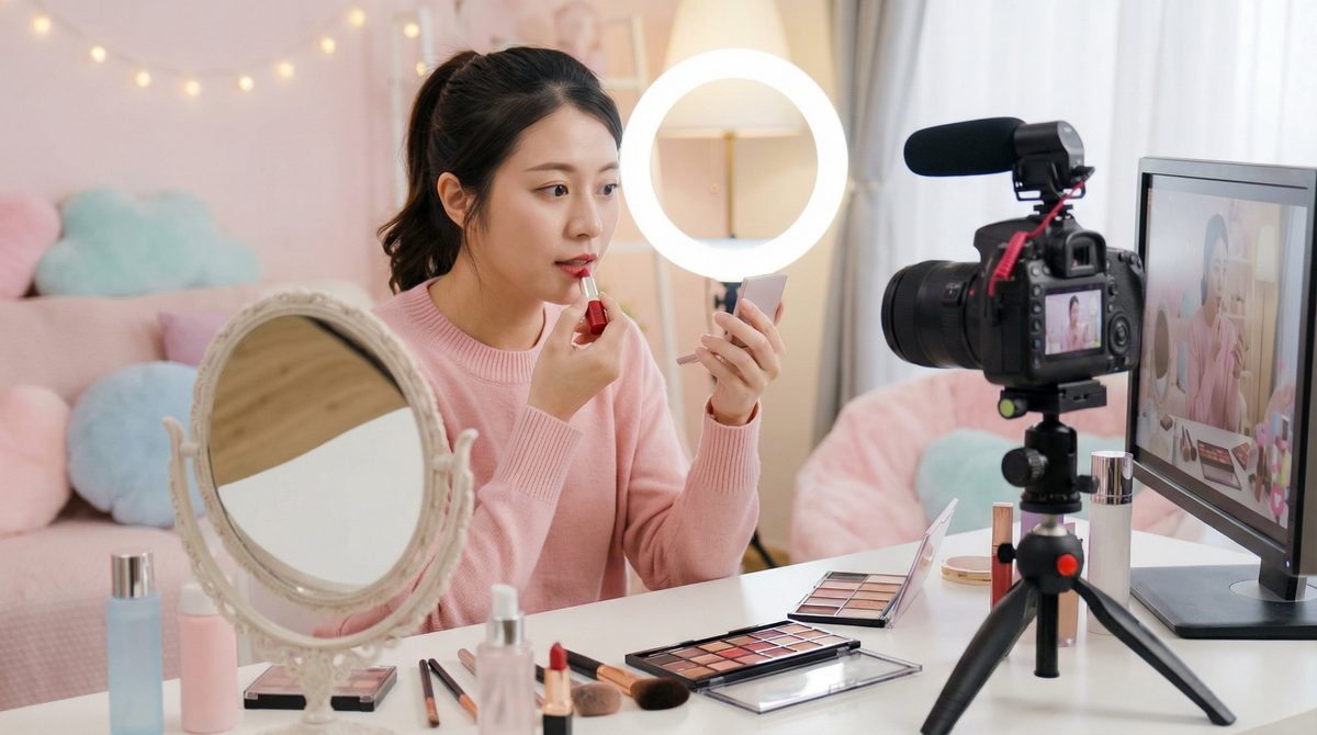 国产视频美妆教程视频